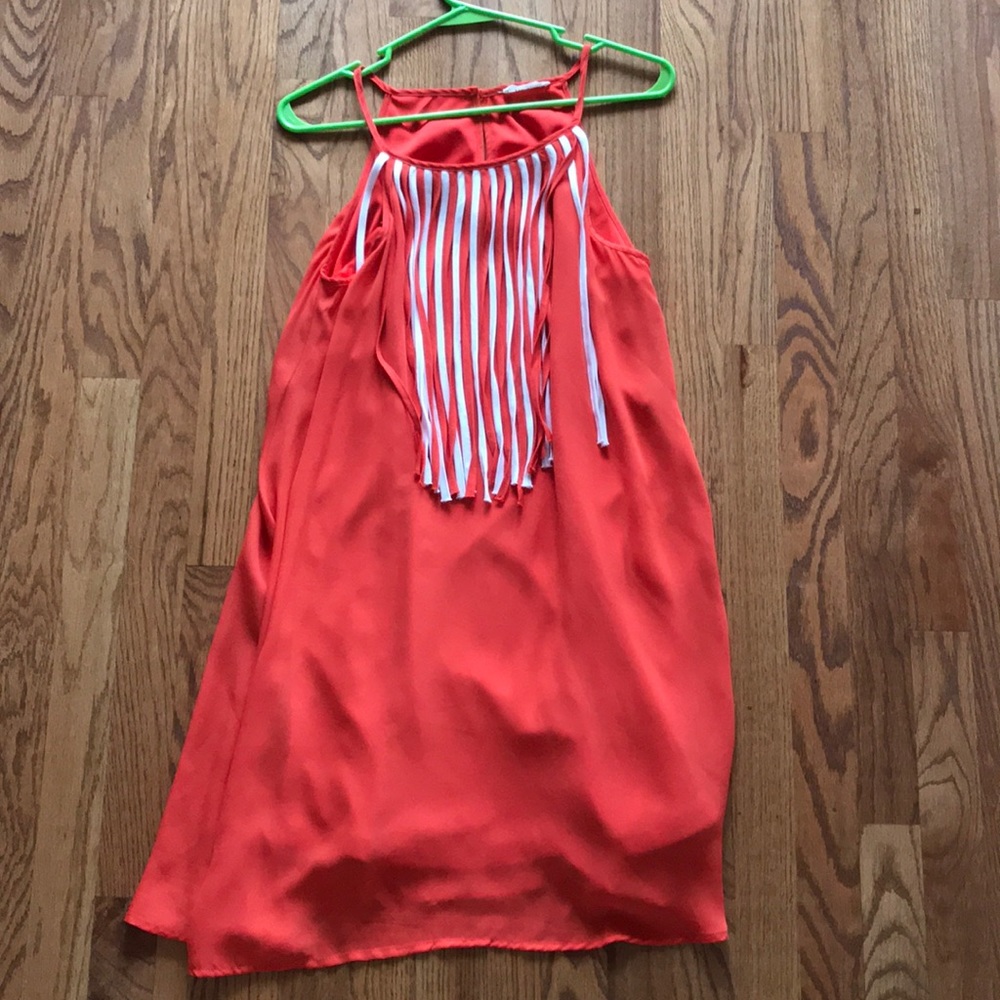 Orange boutique dress